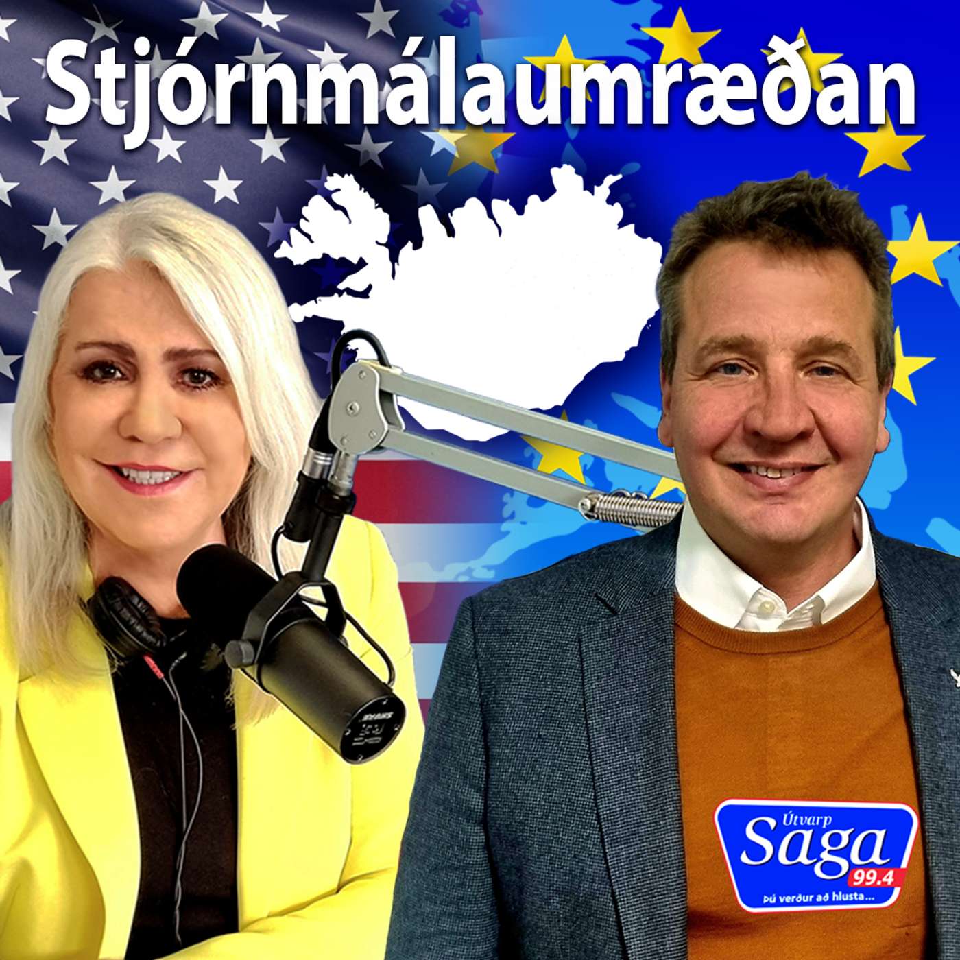 Arnþrúður Karlsdóttir & Guðlaugur Þór Þórðarson Arnþrúður Karlsdóttir & Guðlaugur Þór Þórðarson