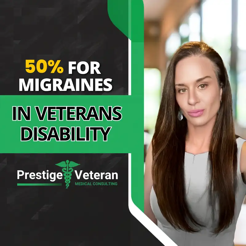 50% For How do I get 50% VA disability for migraines?