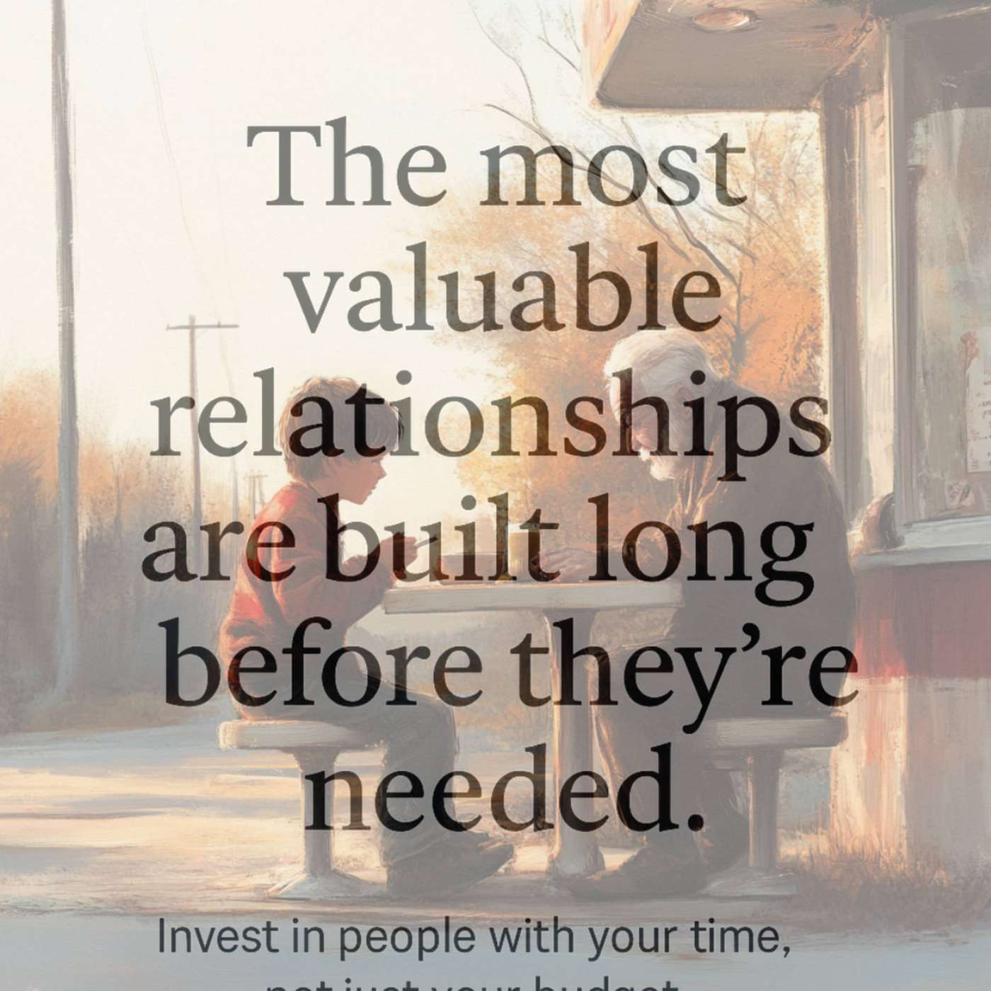 Day 205 - Build Relationships Before They Are Needed episode artwork