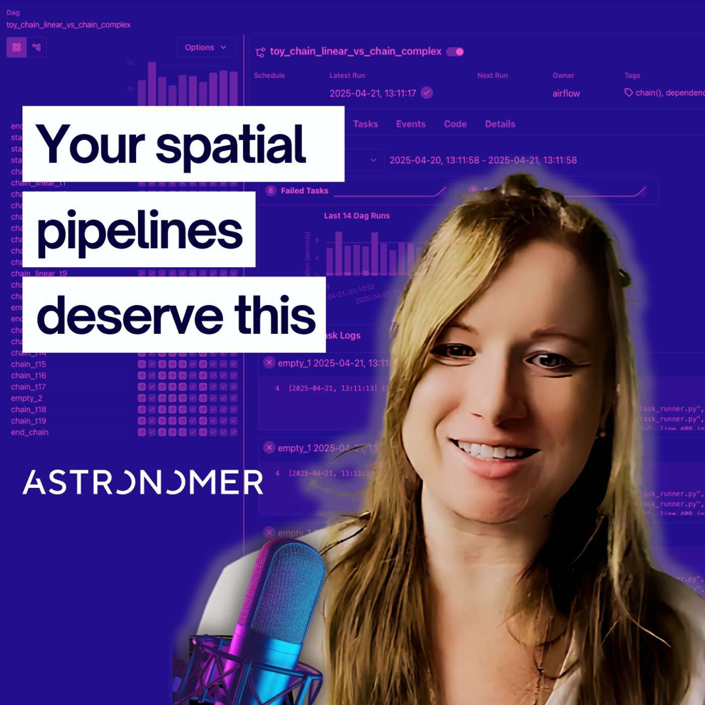 Building Smarter Pipelines for AI, Maps, and ML with Airflow episode artwork