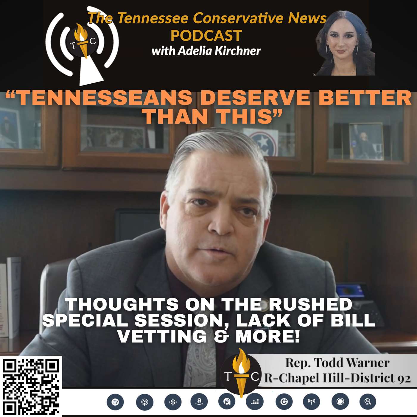 “Tennesseans Deserve Better Than This” - Rep. Todd Warner Shares His Thoughts On The Rushed Special Session, Lack Of Bill Vetting & More!