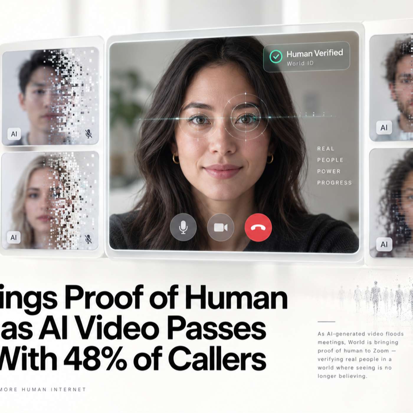 World Brings Proof of Human to Zoom as AI Video Passes for Real With 48% of Callers