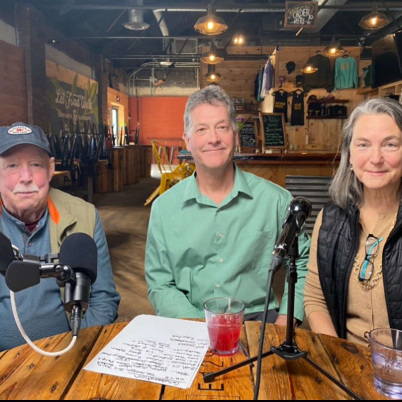 Feeney Talks With Friends