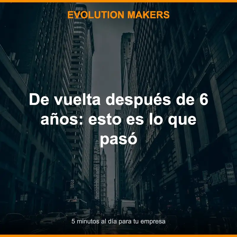 De vuelta después de 6 años: esto es lo que pasó