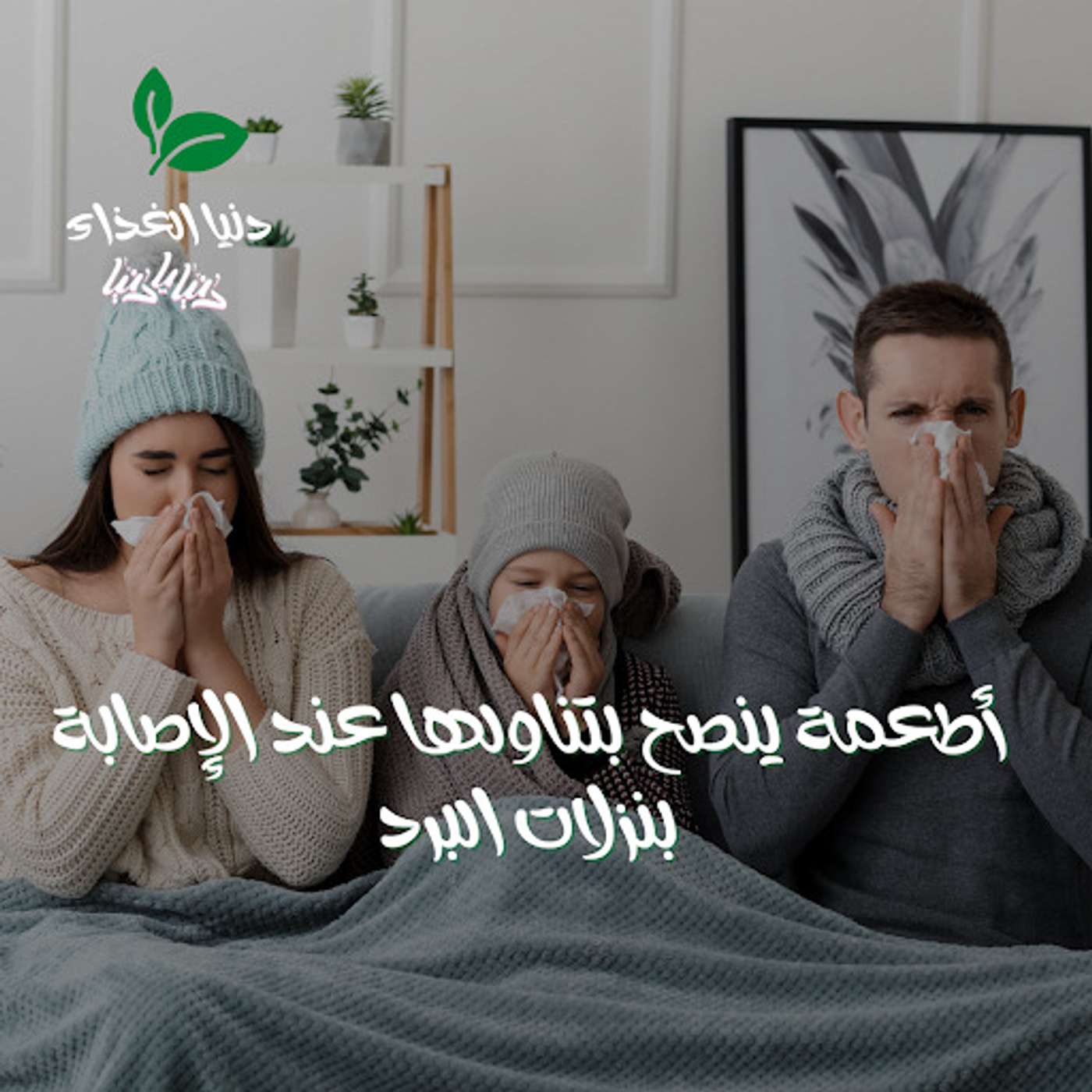 أطعمة ينصح بتناولها عند الإصابة بنزلات البرد