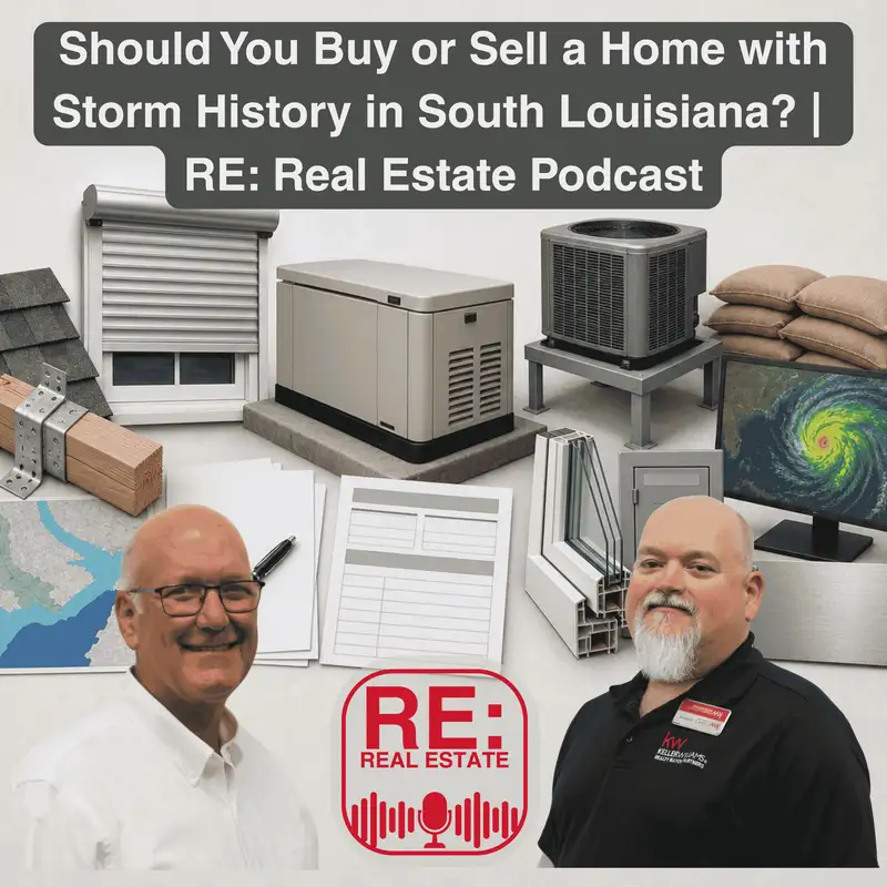 Should You Buy or Sell a Home with Storm History in South Louisiana? | RE: Real Estate Podcast