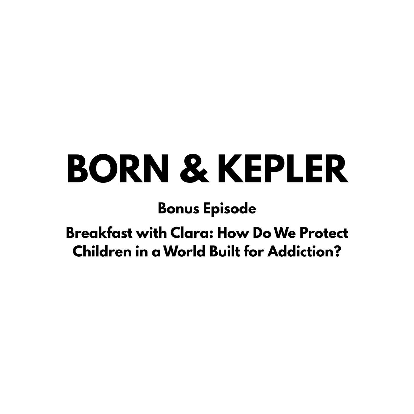 Born & Kepler