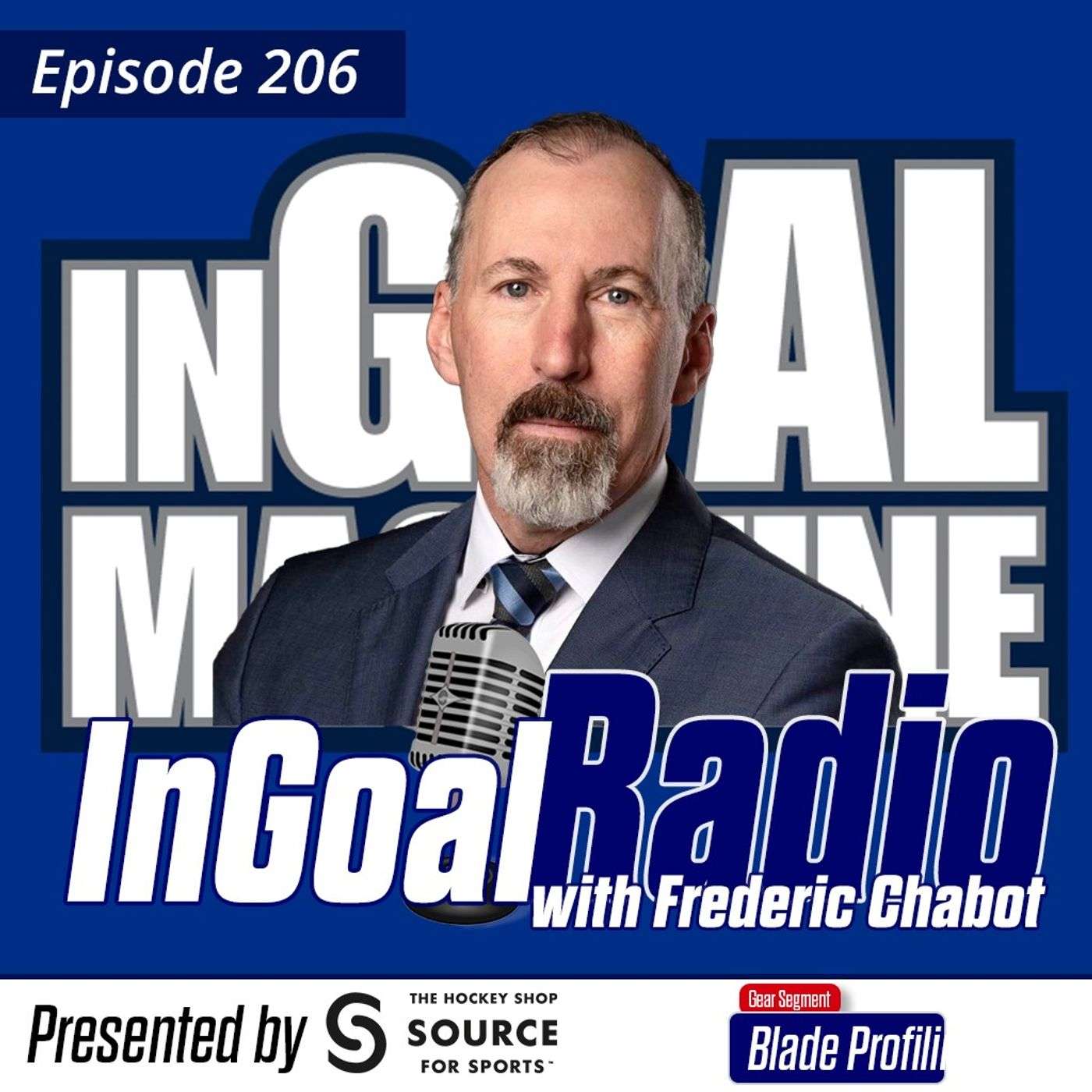 Episode 206 with Frederic Chabot plus blade profiling episode artwork