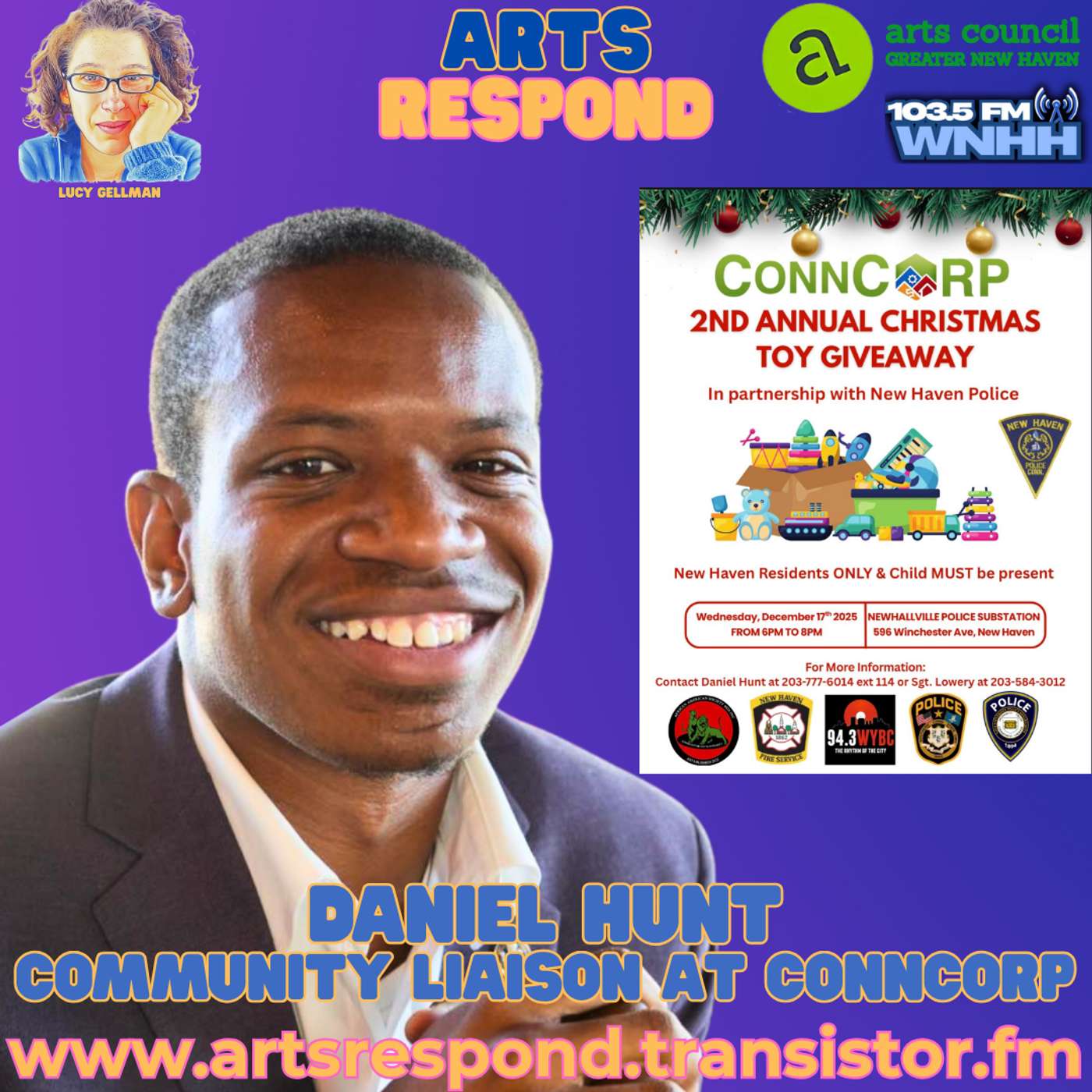 Daniel Hunt, CONNCORP'S 2ND Annual Christmas Toy Giveaway