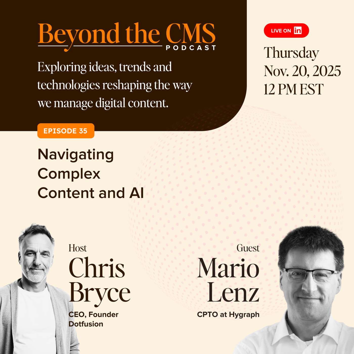 Beyond The CMS - #35 - Mario Lenz (Hygraph) - Velocity at Scale for Complex Content