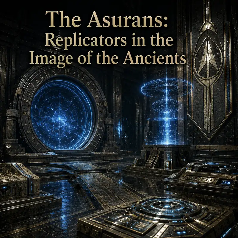 The Asurans: Replicators in the Image of the Ancients