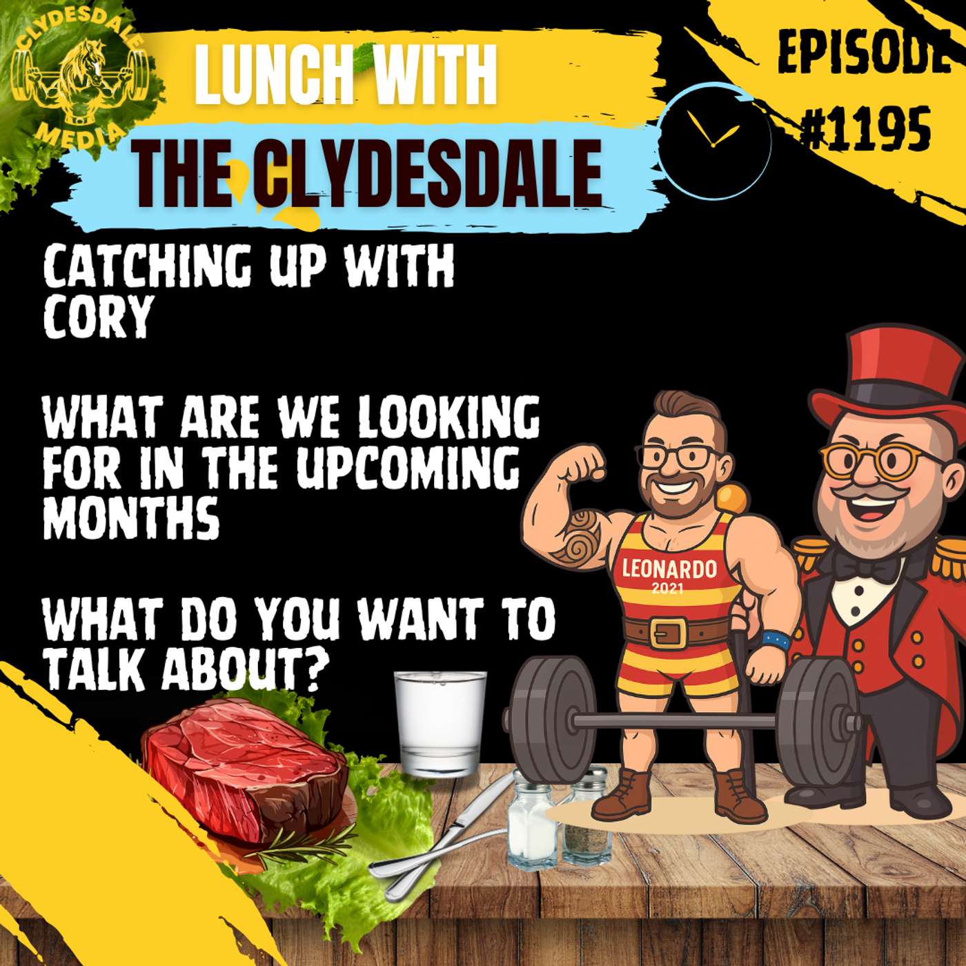 Lunch with the Clydesdale - Cookin Cajun with Cory | No Agenda Toaday, Just Hangin! episode artwork