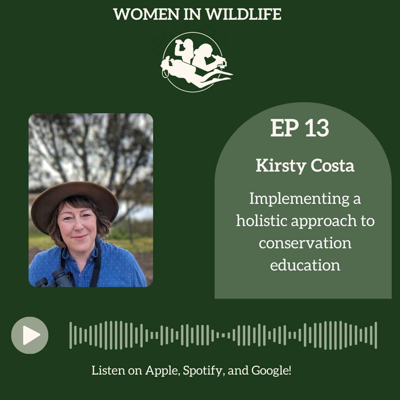 Implementing a holistic approach to conservation education with Kirsty Costa Implementing a holistic approach to conservation education with Kirsty Costa