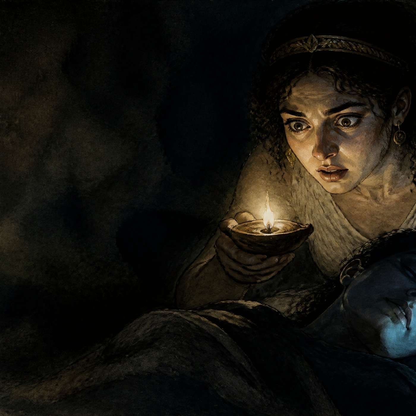El amor en la oscuridad: la historia de Psique y su esposo misterioso episode artwork