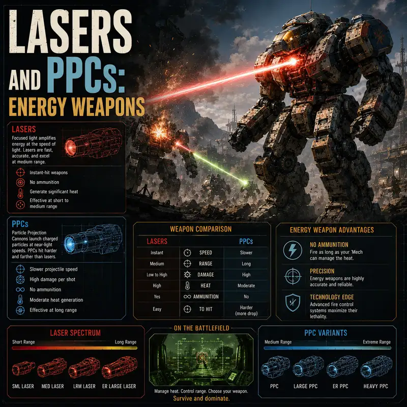 Lasers and PPCs: Energy Weapons