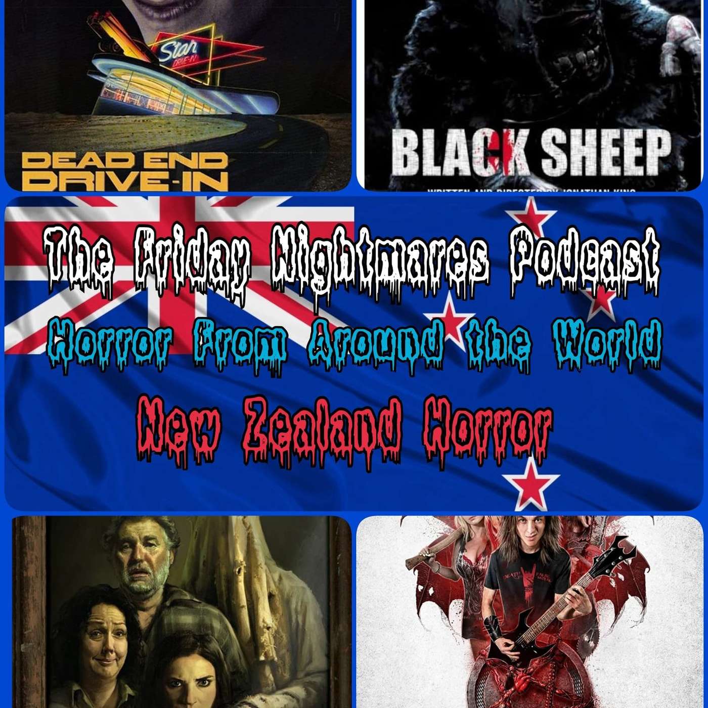 The Friday Nightmares Podcast: New Zealand Horror episode artwork