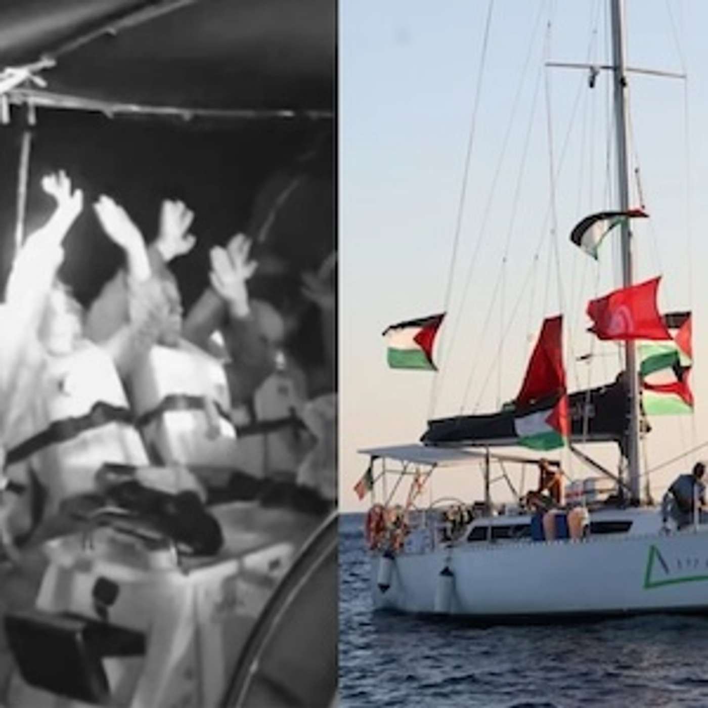 U.S. Gaza Flotilla Activists Recount Israeli Military Interception, Torture and Abuse episode artwork
