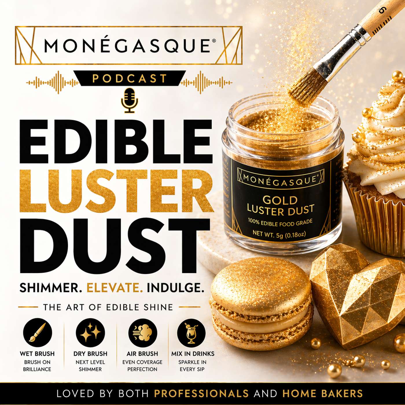 MONÉGASQUE Edible Luster Dust