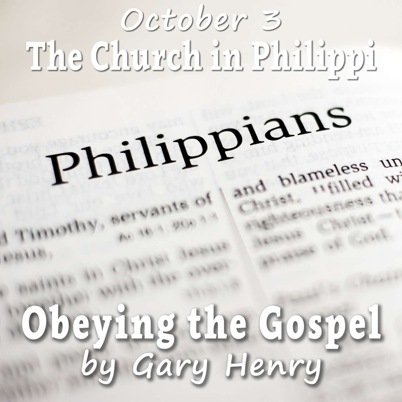The Church in Philippi (October 3) episode artwork