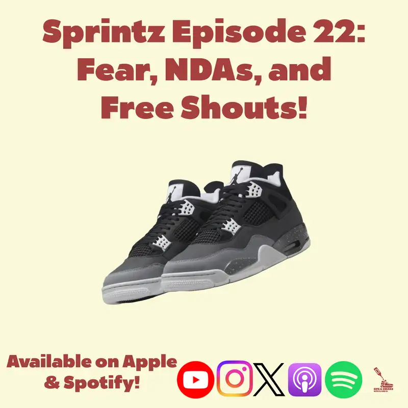 Sprintz Episode 22: Fear, NDAs, and Free Shouts!