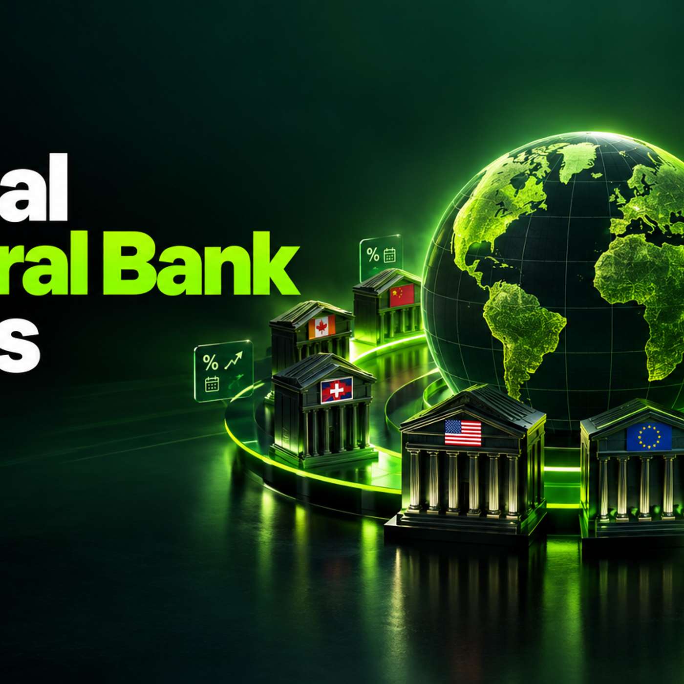Interest Rates by Country: Every Major Central Bank and Next Meeting