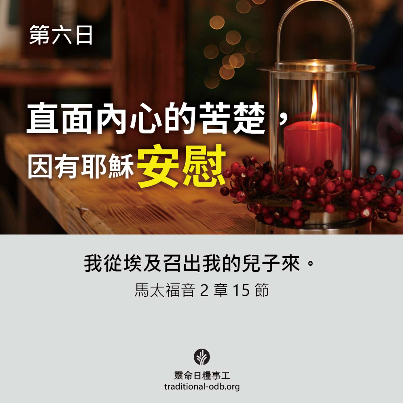 將臨期12天靈修計劃-《聖善夜》第6日 沒有光彩，只有榮耀