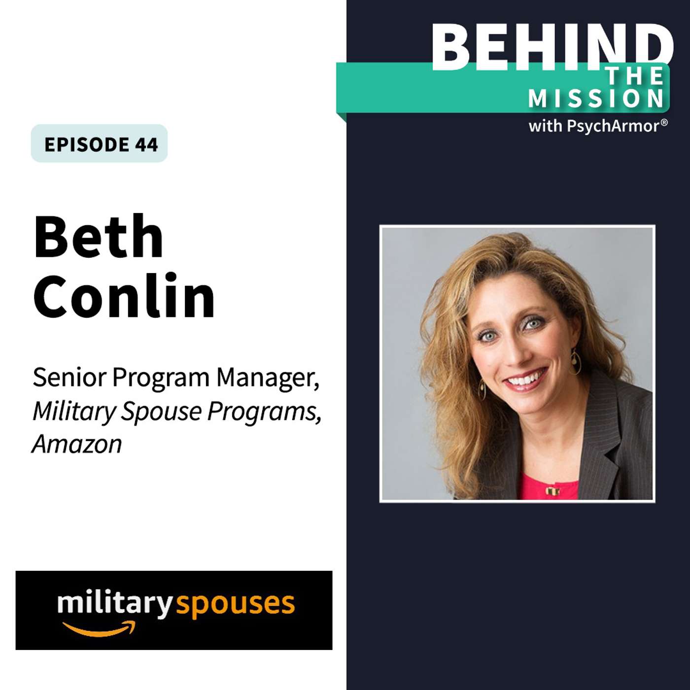 BTM44 - Beth Conlin - Military Spouse Employment at Amazon episode artwork