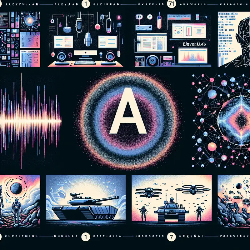 AI Transformations: ElevenLab's Audio Innovations, OpenAI Controversies, Google's Project Astra, and AI in Warfare
