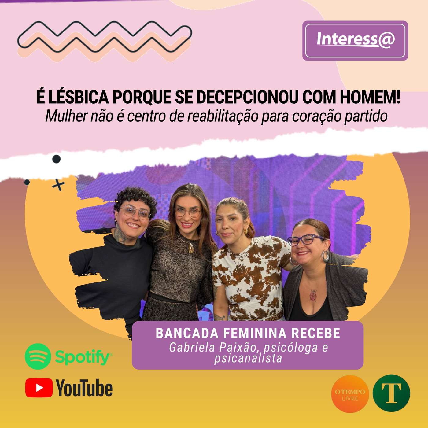 É lésbica porque se decepcionou com homem!