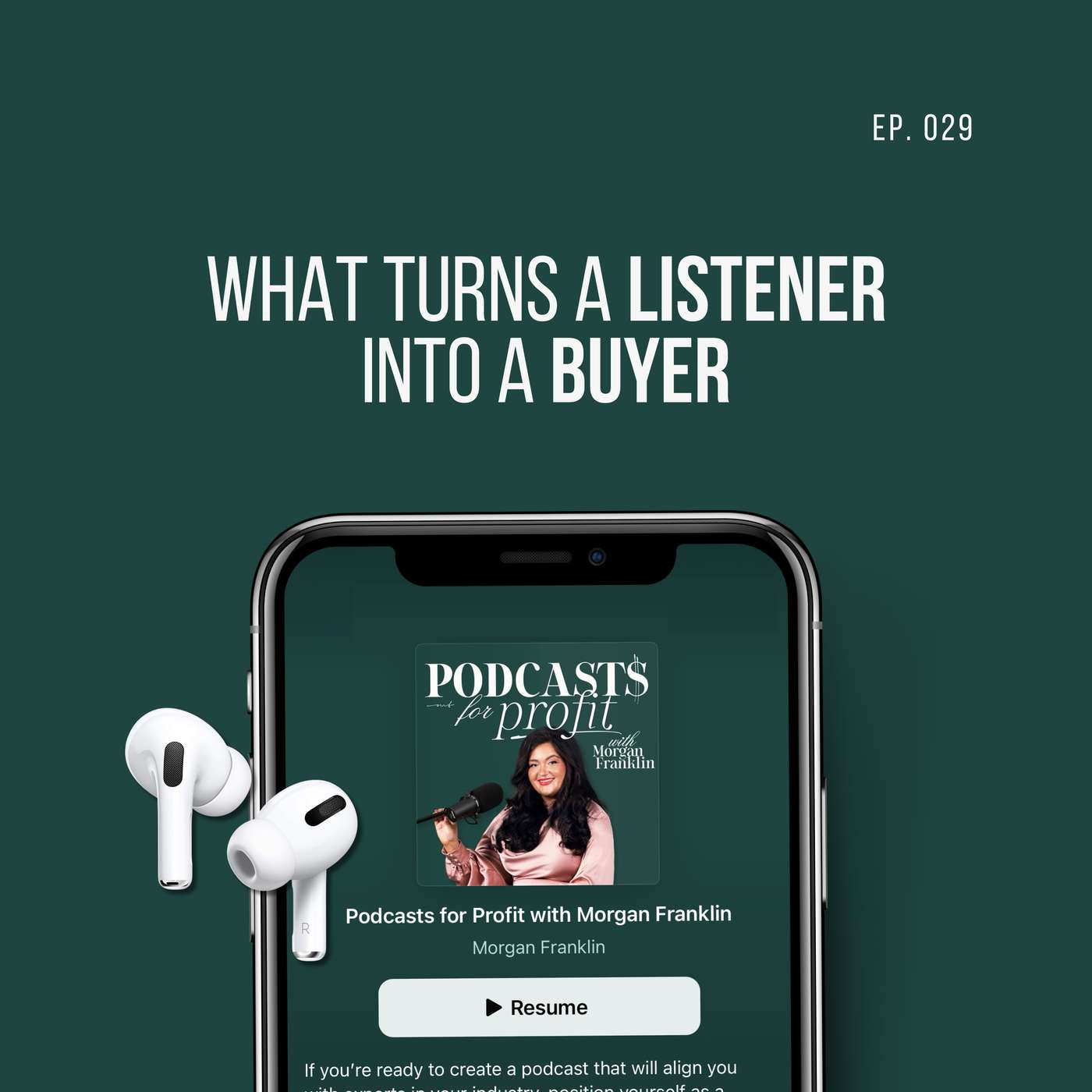 Podcasts for Profit with Morgan Franklin | Podcasting Strategy for Podcasters