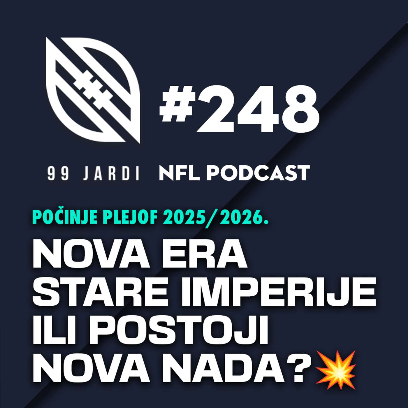 #248 NFL Nova era stare imperije ili ima nove nade u 2026? Ko će biti šampion bez Kanzas Sitija u priči? Koliko se pita Filadelfija? #248 NFL Nova era stare imperije ili ima nove nade u 2026? Ko će biti šampion bez Kanzas Sitija u priči? Koliko se pita Filadelfija?