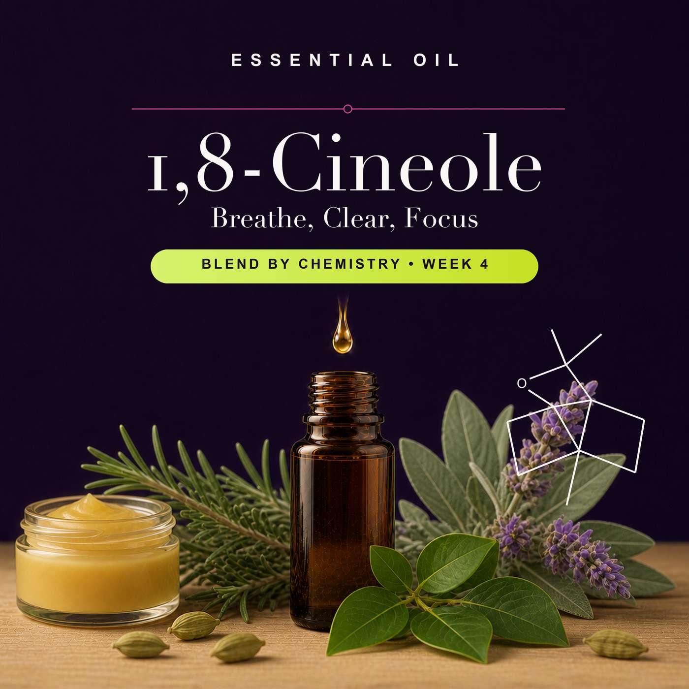 1,8-Cineole: Breathe, Clear, Focus (Blend by Chemistry, Week 4) episode artwork