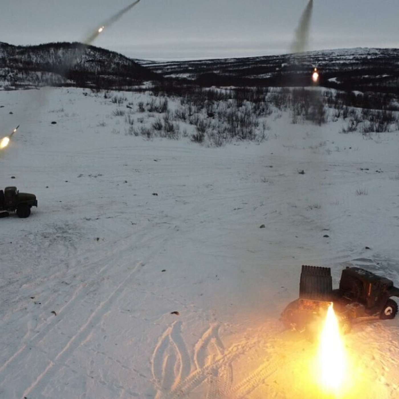 Ahead of deployment in Ukraine, Russian Arctic troops shoot missiles near border to Norway and Finland