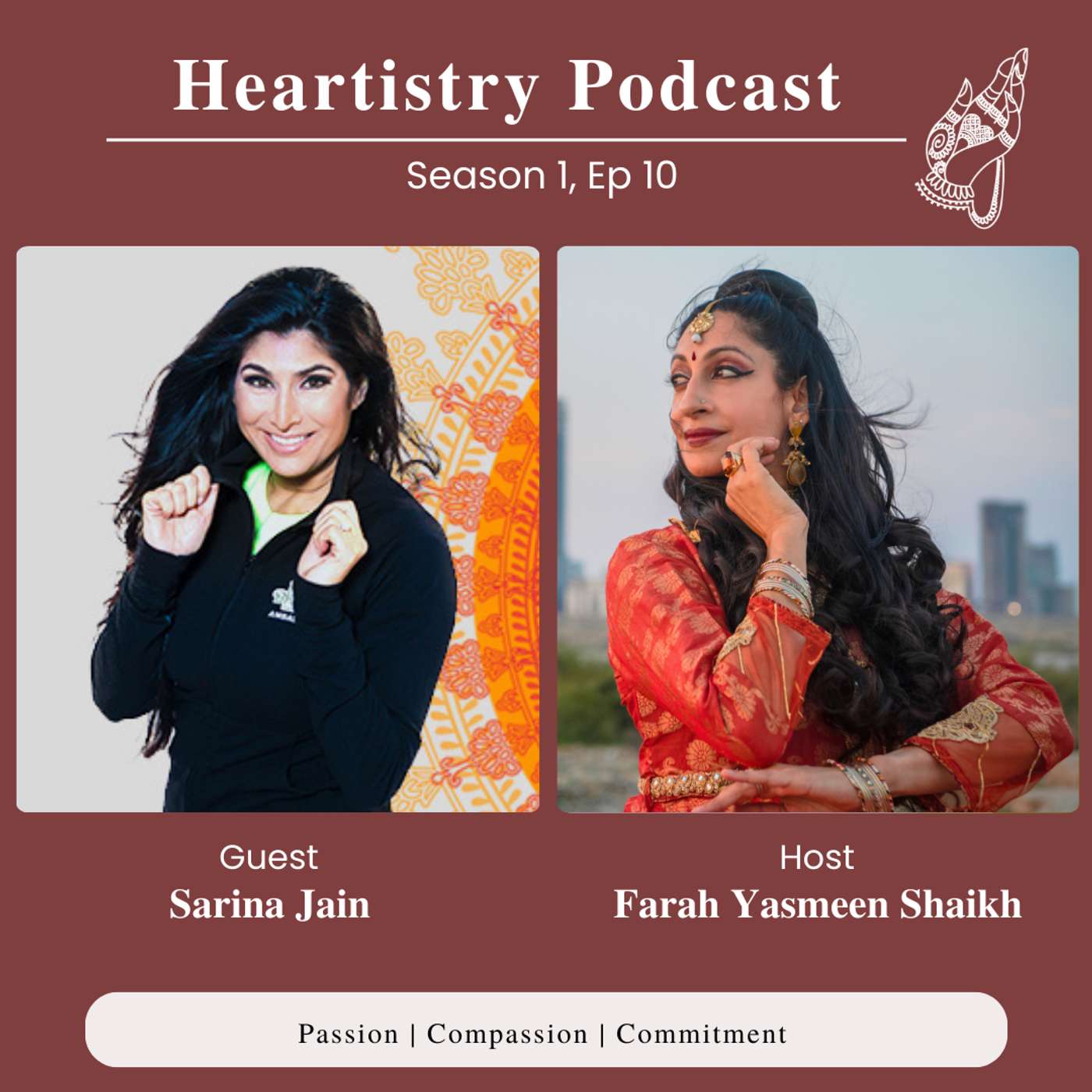 S1 Ep 10 - Sarina Jain - Founder & Creator  of Masala Bhangra episode artwork