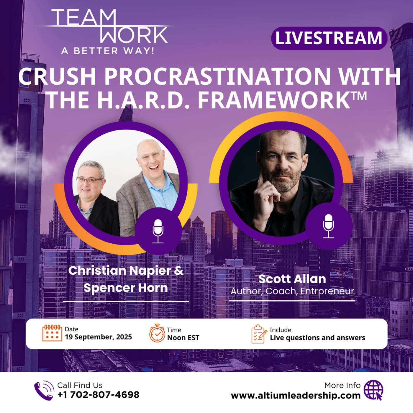 Crush Procrastination with the H.A.R.D. Framework™ Crush Procrastination with the H.A.R.D. Framework™