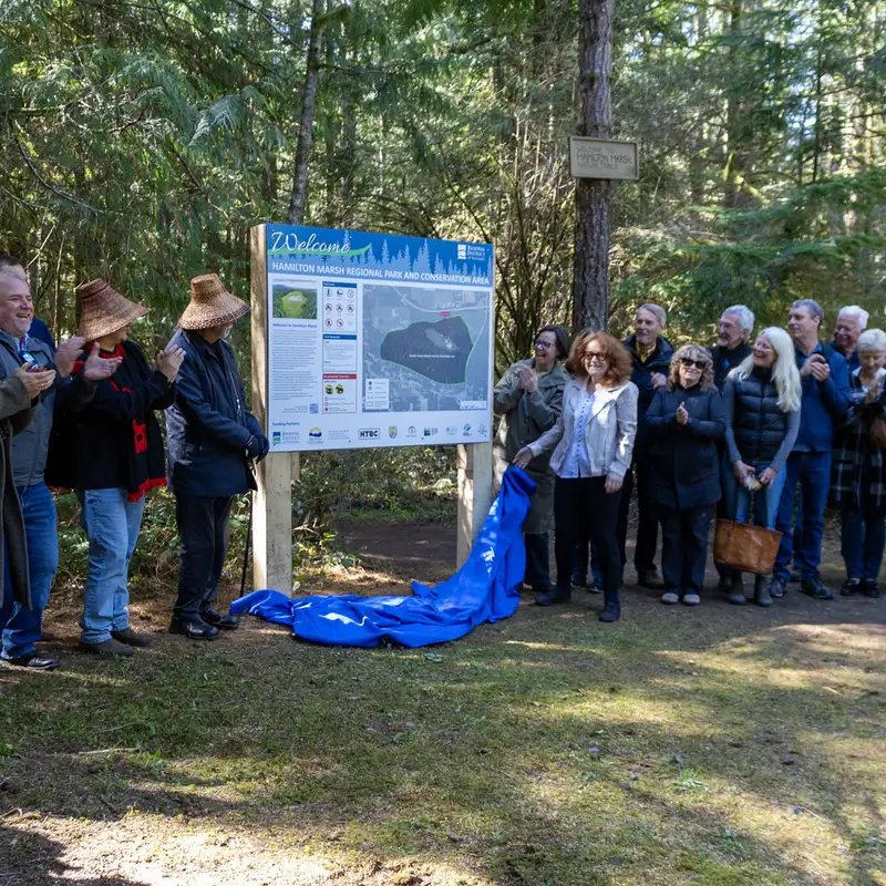 Hamilton Marsh Regional Park officially opened by RDN