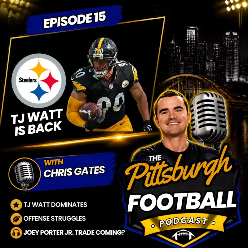 15. TJ Watt Dominates: Steelers Beat Falcons 20-13 + Joey Porter Jr. Drama Continues
