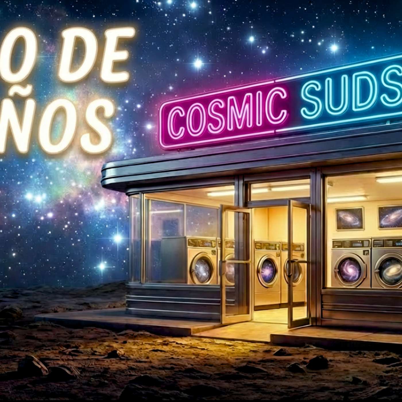 🧺 La Lavanderia en el Borde del Universo | Historia para Dormir | Viaje surrealista de ensueño 😴