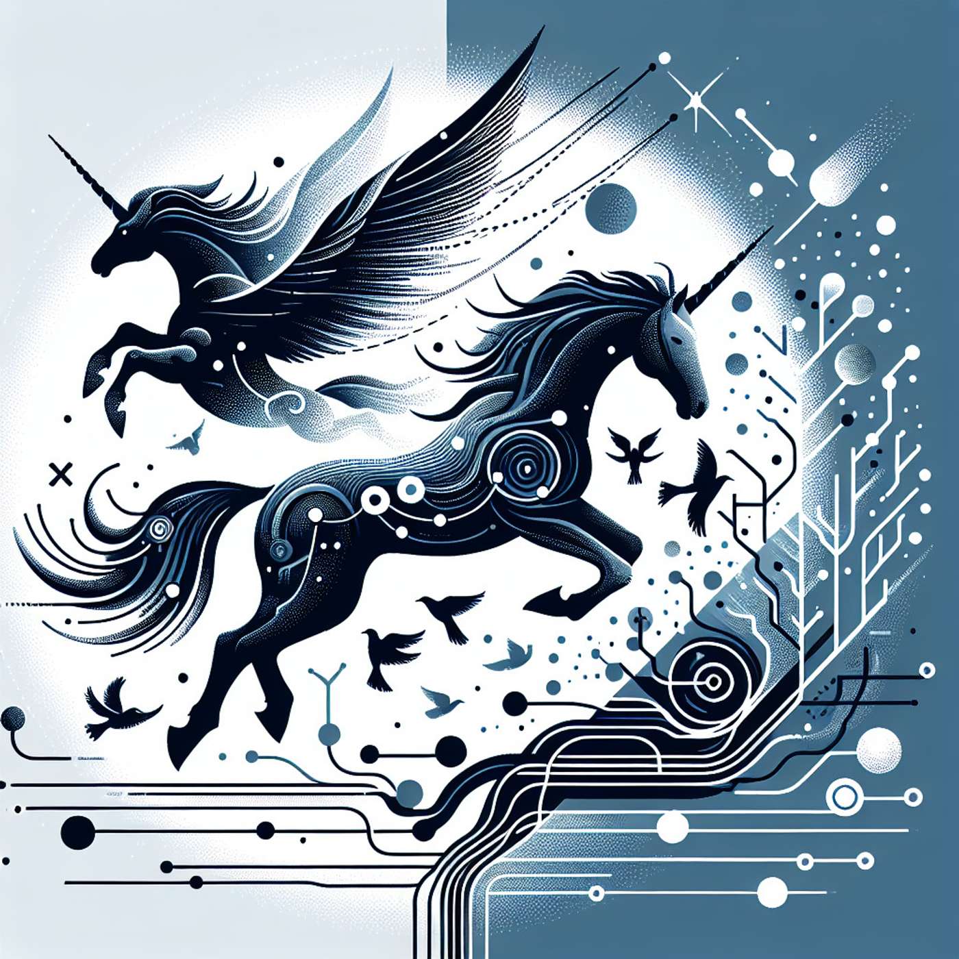"Uzumo's Unicorn Leap, Twitter Exodus under Musk, Canva Acquires Affinity, and Apple-Google AI Partnership at WWDC2023" episode artwork
