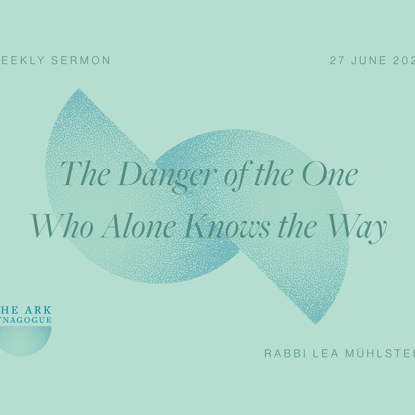 The Danger of the One Who Alone Knows the Way