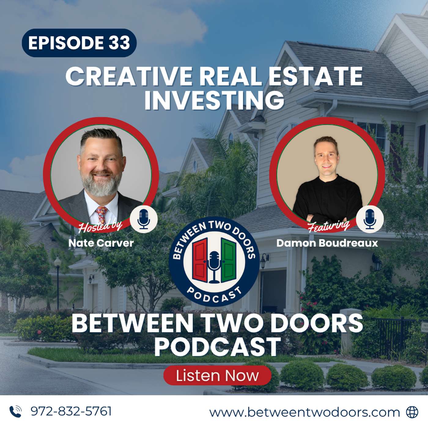 Episode 33: Creative Wholesaling Strategies: Lease Options & Seller Financing with Damon Boudreaux Episode 33: Creative Wholesaling Strategies: Lease Options & Seller Financing with Damon Boudreaux