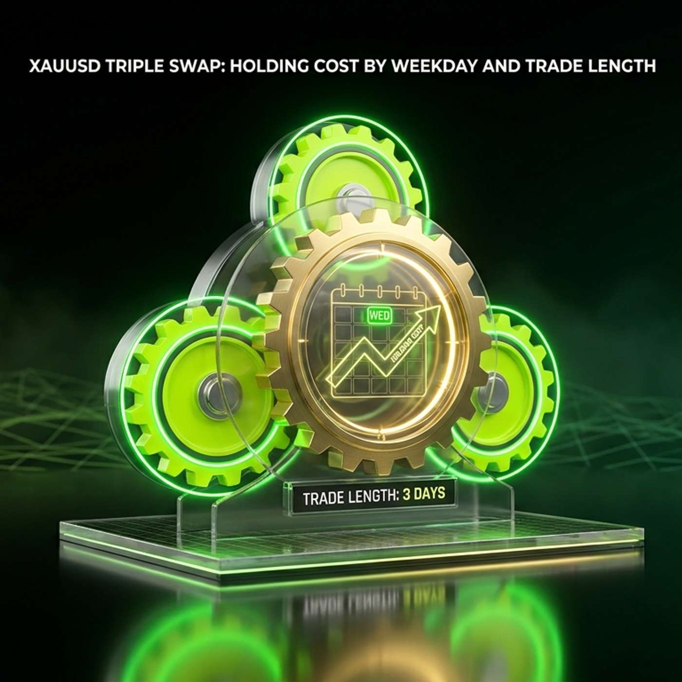 XAUUSD Triple Swap: Holding Cost by Weekday and Trade Length