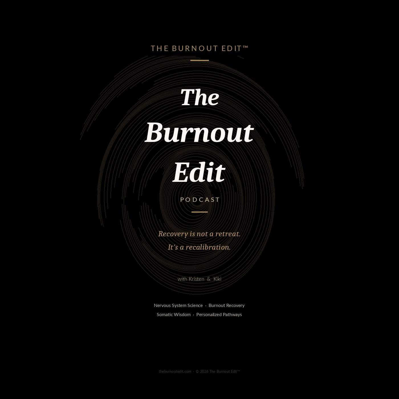 The Burnout Edit™ Podcast podcast artwork