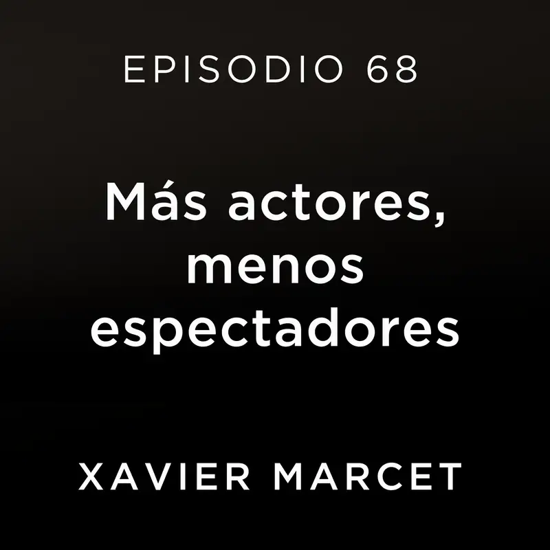 Más actores, menos espectadores