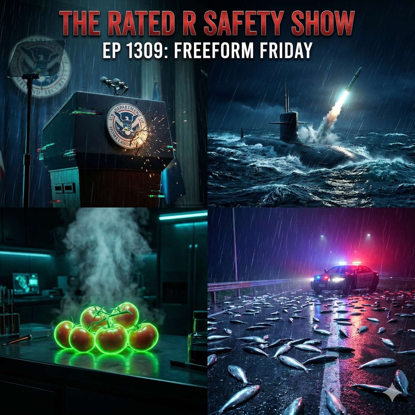 EP 1309: Freeform Friday - Fired Secretaries, Popcorn Tomatoes, & The Ace Ventura Rhino episode artwork