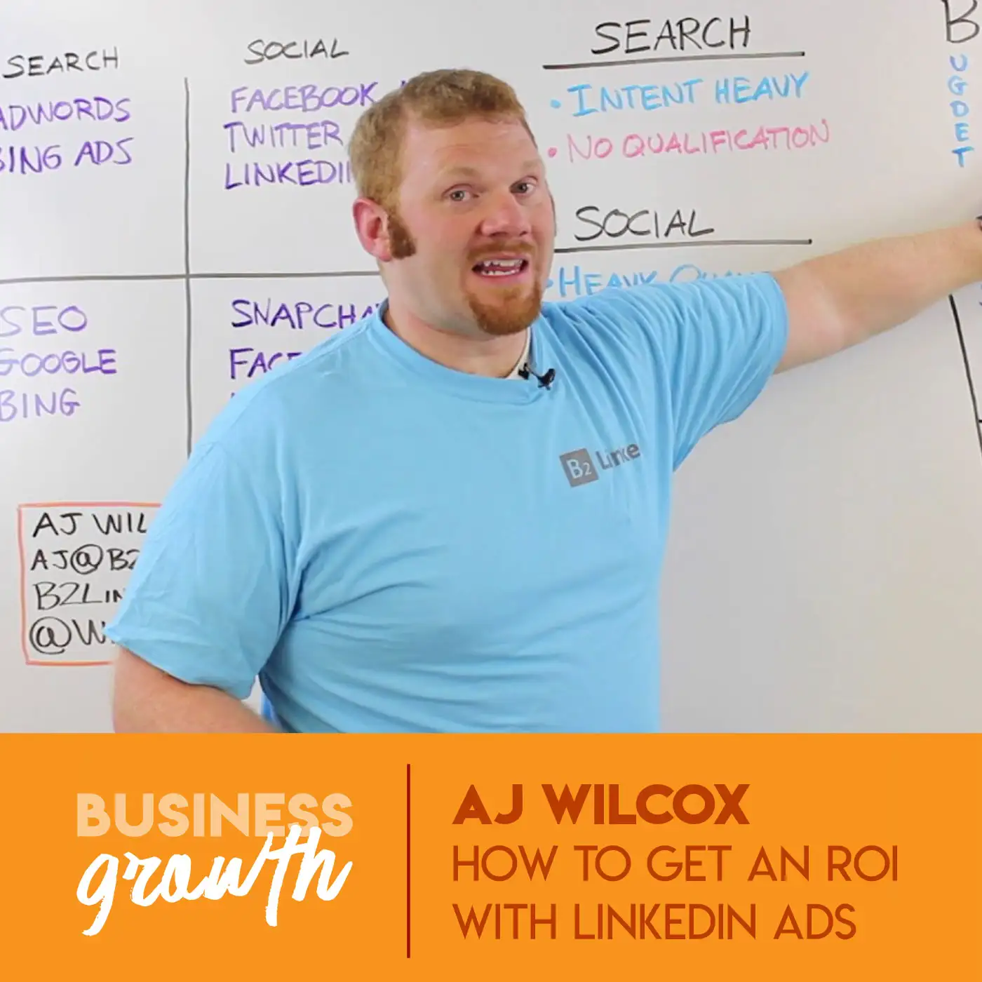 How To Get an ROI with LinkedIn Ads with AJ Wilcox - Episode 79 episode artwork