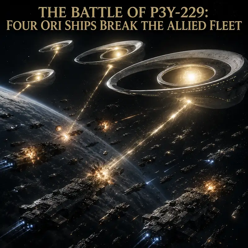 The Battle of P3Y-229: Four Ori Ships Break the Allied Fleet