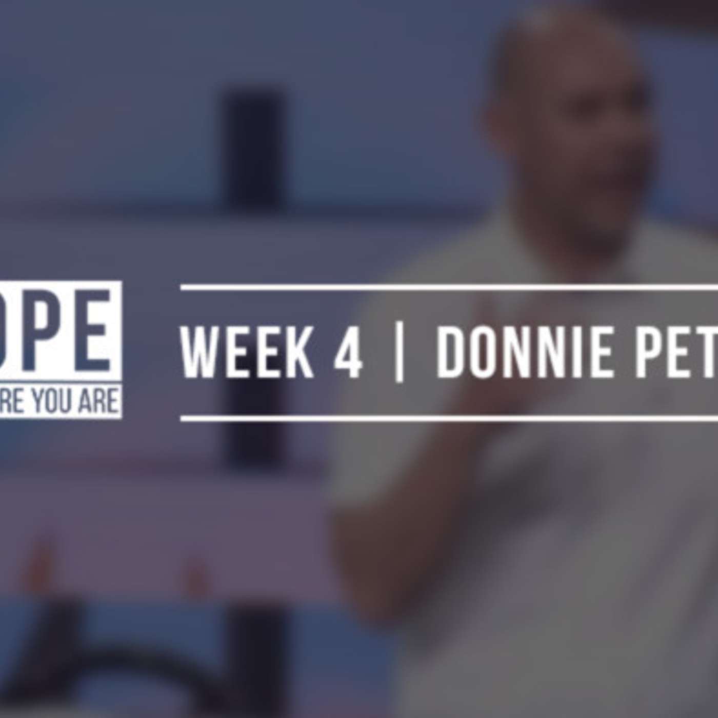 Week Four - Not so Ordinary Faith