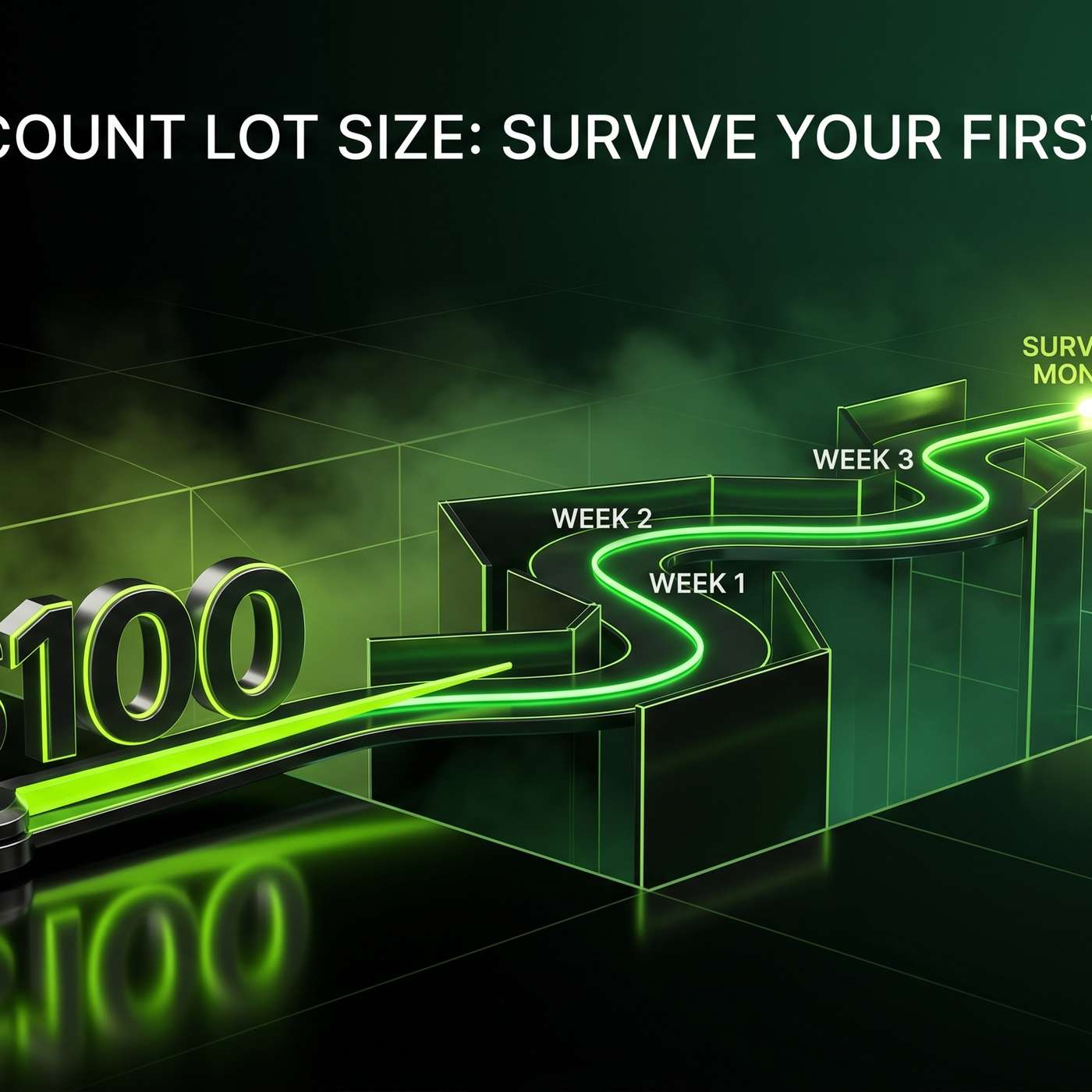 $100 Account Lot Size: Survive Your First Month