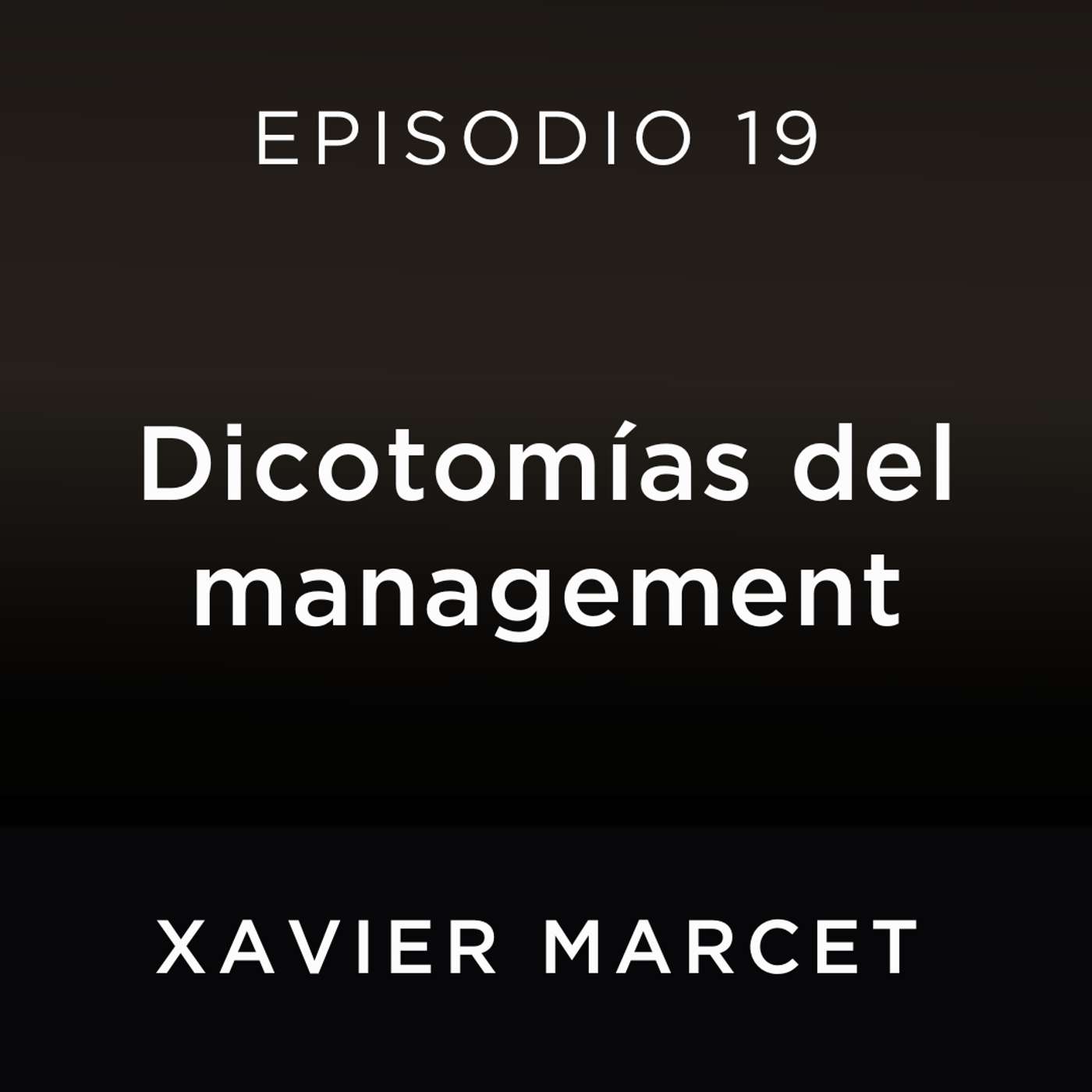 Dicotomías del management